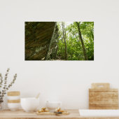 Frazier Rock Wall in Shenandoah National Park Poster (Keuken)