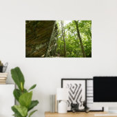 Frazier Rock Wall in Shenandoah National Park Poster (Thuiskantoor)