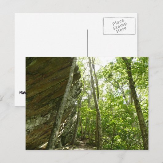 Frazier-rotswand in Shenandoah National Park Briefkaart (Voorkant / Achterkant)