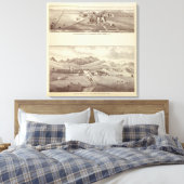Frazier Valley, Lakeside ranches Canvas Afdruk (Insitu (Slaapkamer))