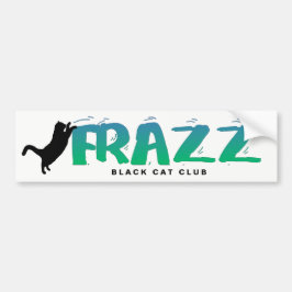 FRAZZ. Black Cat Club Bumpersticker