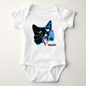 FRAZZ. Cat Baby Creeper Romper (Voorkant)
