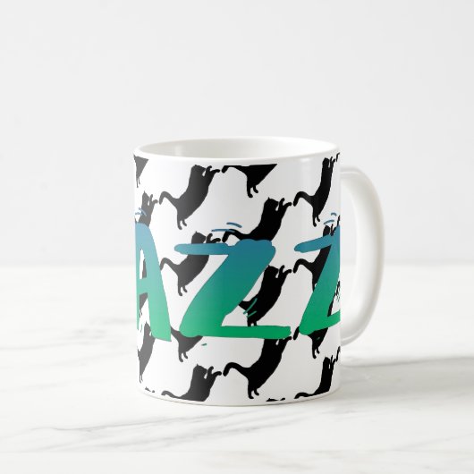 FRAZZ. Mok zwarte katten (Voorkant rechts)