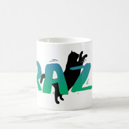 FRAZZ. Zwarte kat-Mok Koffiemok