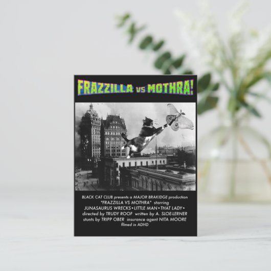 Frazzilla! Een briefkaart van de Kat van het (Staand voorkant)