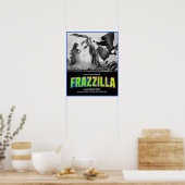 Frazzilla tegen de driekoppige Skink! Poster (Keuken)