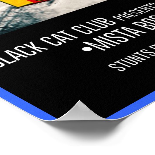 Frazzilla versus Moth! Monster Cat Poster (Hoek)