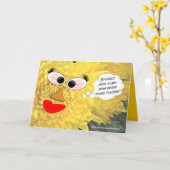 Frazzled Birthday-aanpassen Kaart (Gele Bloem)