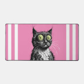 Frazzled Cat Desk Mat (Voorkant)