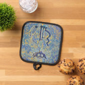 Frazzled Cat Gift Pannenlap (Top down)