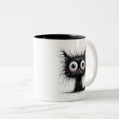 Frazzled Cat Tweekleurige Koffiemok (Voorkant rechts)