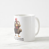 frazzled chicken koffiemok (Voorkant rechts)