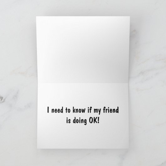 FRAZZLED EN BEZORGD KAART (Binnen)