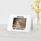 FRAZZLED EN BEZORGD KAART (Gele Bloem)