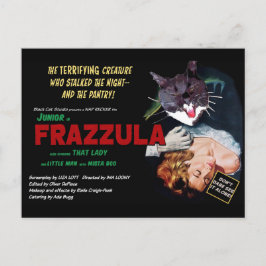 Frazzula! Een Briefkaart van een monsterkat