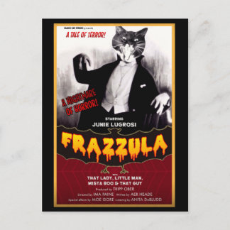 Frazzula! Een Briefkaart van een monsterkat