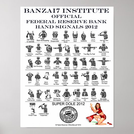 FRB-handsignalen voor de Superdole Poster (Voorkant)