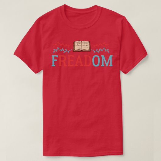 freadom Banken Week Bookworm en Bookaholi T-shirt (Design voorkant)
