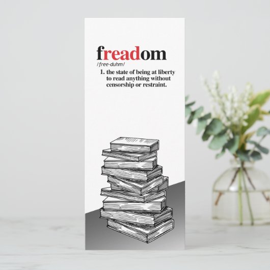 Freadom Definitie Bladwijzer Save The Date (Staand voorkant)