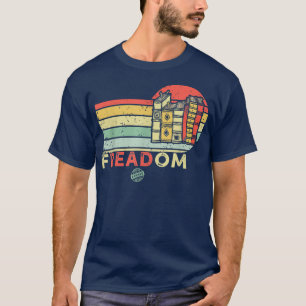 Freadom ik lees verboden boeken Funny Bookworm T-shirt