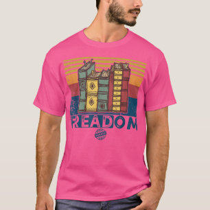 Freadom ik lees verboden boeken Funny Bookworm T-shirt