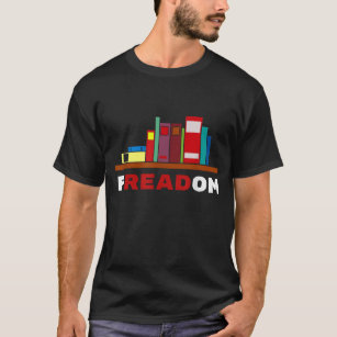 Freadom - ik lees verboden boeken t-shirt