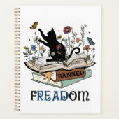 FREADOM - Katten & Boeken - ik las verboden boeken Planner (Voorkant)