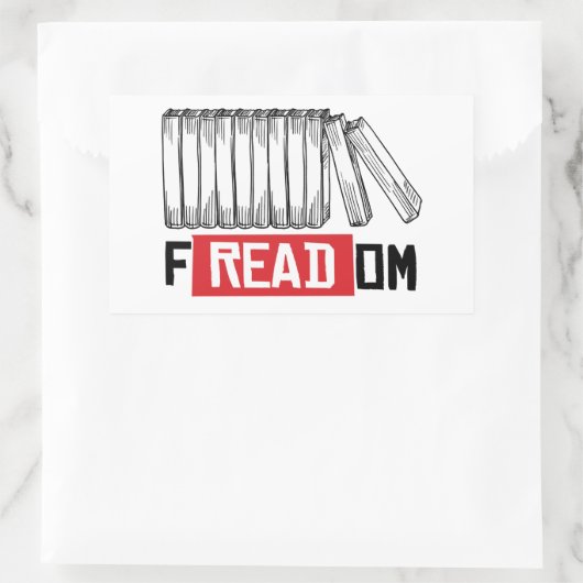 FREADOM RECHTHOEKIGE STICKER (Tas)
