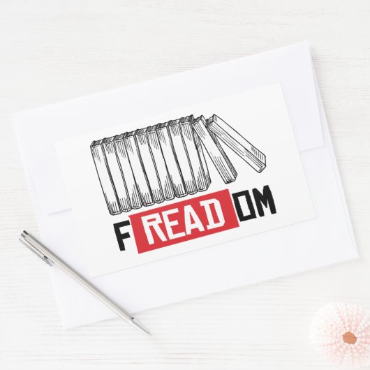 FREADOM RECHTHOEKIGE STICKER (Envelop)