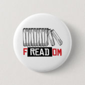 FREADOM RONDE BUTTON 5,7 CM (Voorkant)