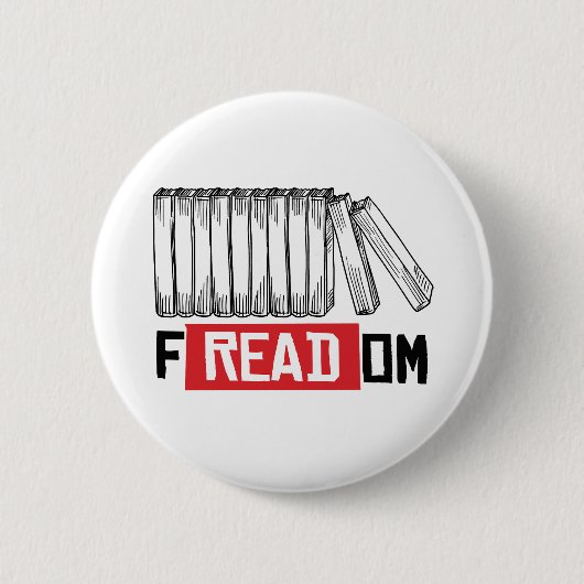 FREADOM RONDE BUTTON 5,7 CM (Voorkant)
