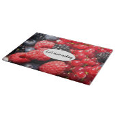 Freah-fruitkookfoto met aanpasbare tekst snijplank (Hoek)