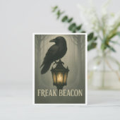 Freak Beacon Raven Briefkaart (Staand voorkant)