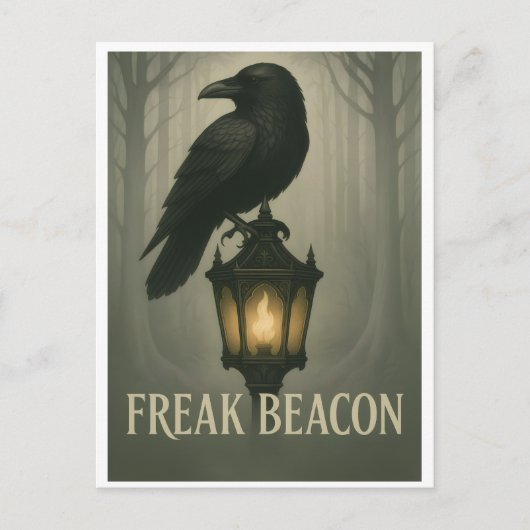 Freak Beacon Raven Briefkaart (Voorkant)