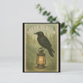 Freak Beacon Raven Briefkaart (Staand voorkant)