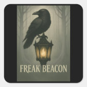 Freak Beacon Raven Stickers (Voorkant)