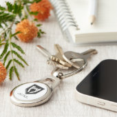 Freak Circle Press Key Ring Sleutelhanger (Zijkant)