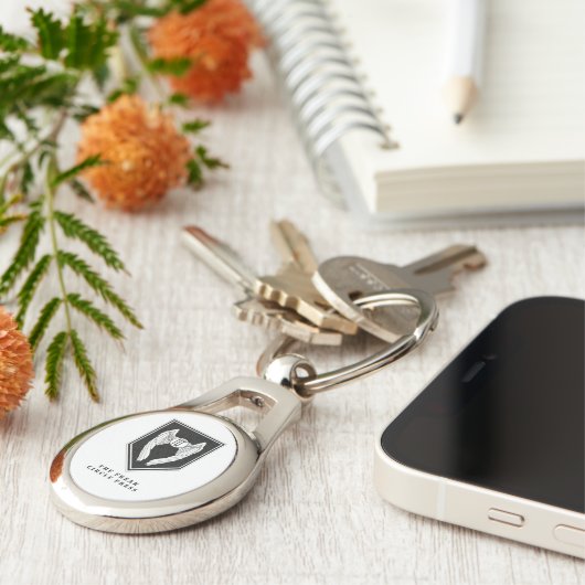 Freak Circle Press Key Ring Sleutelhanger (Zijkant)