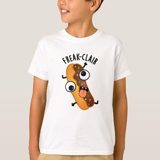 Freak-clair Funny Eclair Pun T-shirt (Voorkant)