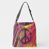 Freak Flag Psychedelic Hippy Couture Crossbody Tas (Achterkant)