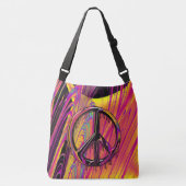 Freak Flag Psychedelic Hippy Couture Crossbody Tas (Voorkant)