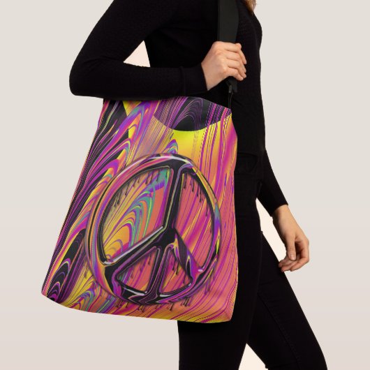 Freak Flag Psychedelic Hippy Couture Crossbody Tas (Dichtbij)