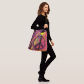 Freak Flag Psychedelic Hippy Couture Crossbody Tas (Op model)