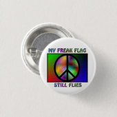 Freak Flag Ronde Button 3,2 Cm (Voorkant /achterkant)