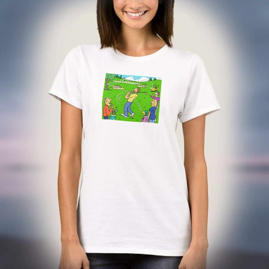 Freak Golf Shot Rebounds T-shirt