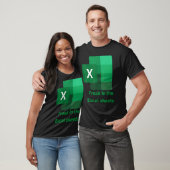Freak in de Excel-bladen 2 T-shirt (Unisex)