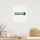 Freak in de lakens poster (Keuken)