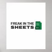 Freak in de lakens poster (Voorkant)