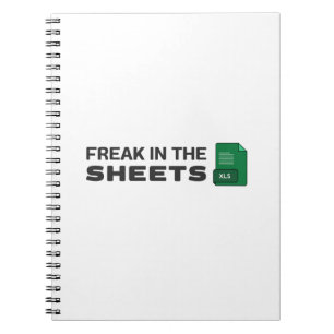 Freak in de sheets notitieboekje notitieboek