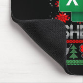 Freak in de vellen Excel-spreadsheet Lelijk Kerst Muismat (Hoek)